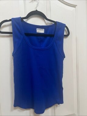 We The Free cobalt blue scoop neck tank
